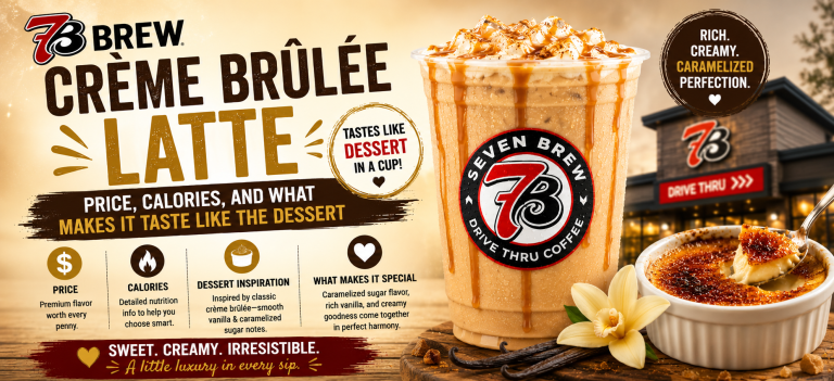 7 Brew Crรจme Brรปlรฉe Latte: Price, Calories, and What Makes It Taste Like the Dessert 3 Creme-Brulee-Latte.