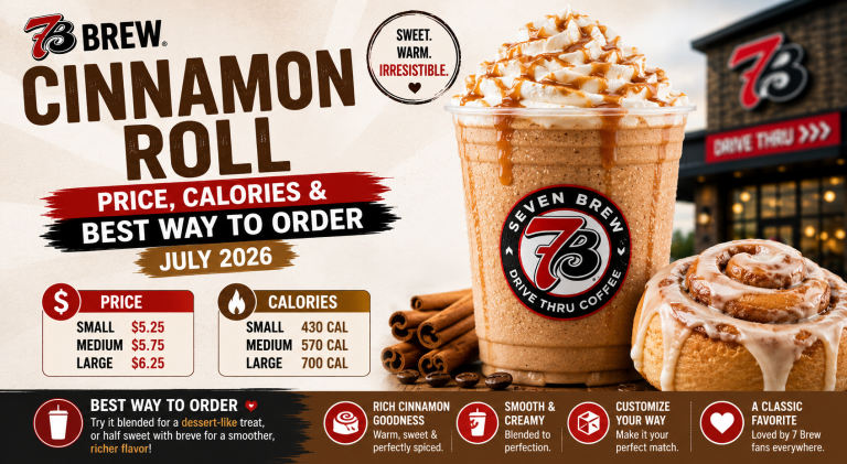 7 Brew Cinnamon Roll Price, Calories and Best Way to Order (July 2026) 2 7-Brew-Cinnamon-Roll