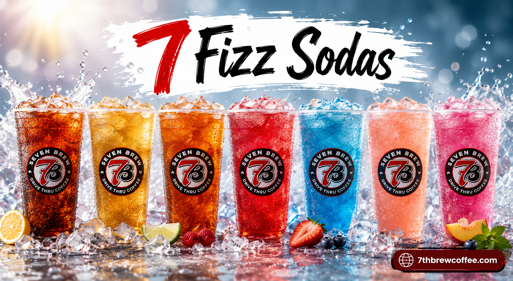 7 Fizz Sodas at 7 Brew