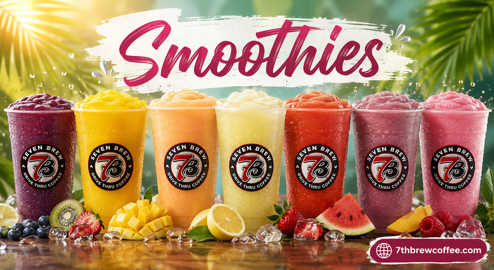Smoothies at 7 Brew