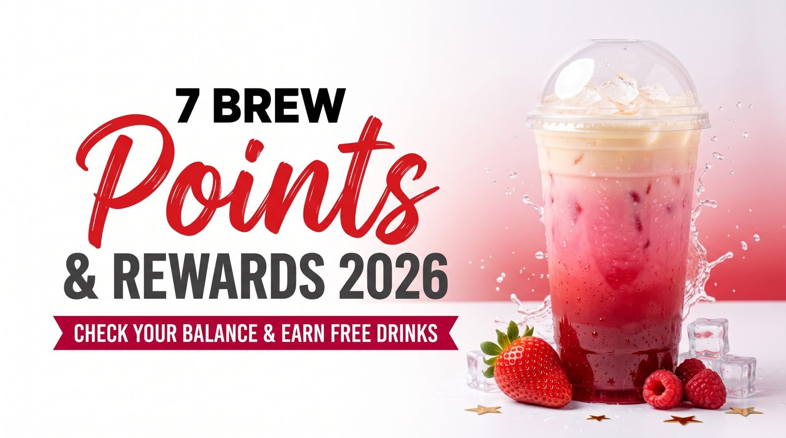 7 Brew Points and Rewards 2026 - check your balance and earn free drinks