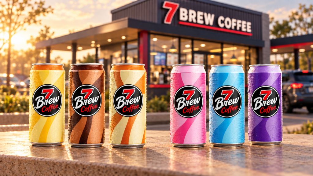 7 Brew Canned Coffee & 7 Energy Cans 1 7 Brew canned coffee and 7 Energy cans: Blondie, Brunette and Banana Bread cans at $2.98, 7 Energy at $2.48
