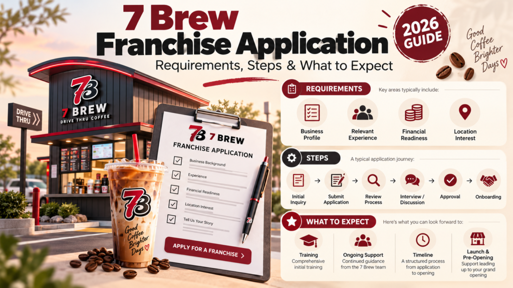 7 Brew Franchise Application 2026: Requirements, Steps & What to Expect 1 7 Brew franchise application 2026: requirements, application steps and what to expect from first inquiry to opening