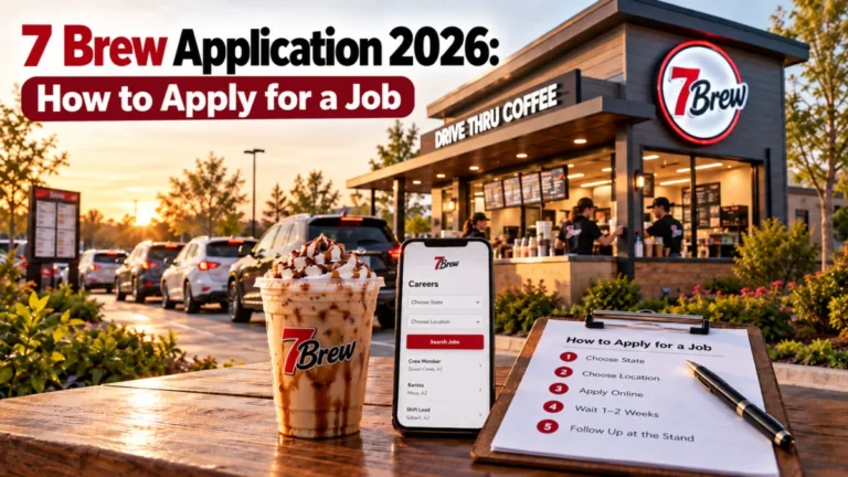 7 Brew job application 2026: how to apply for a job at a 7 Brew drive-thru stand, choose state, choose location and apply online